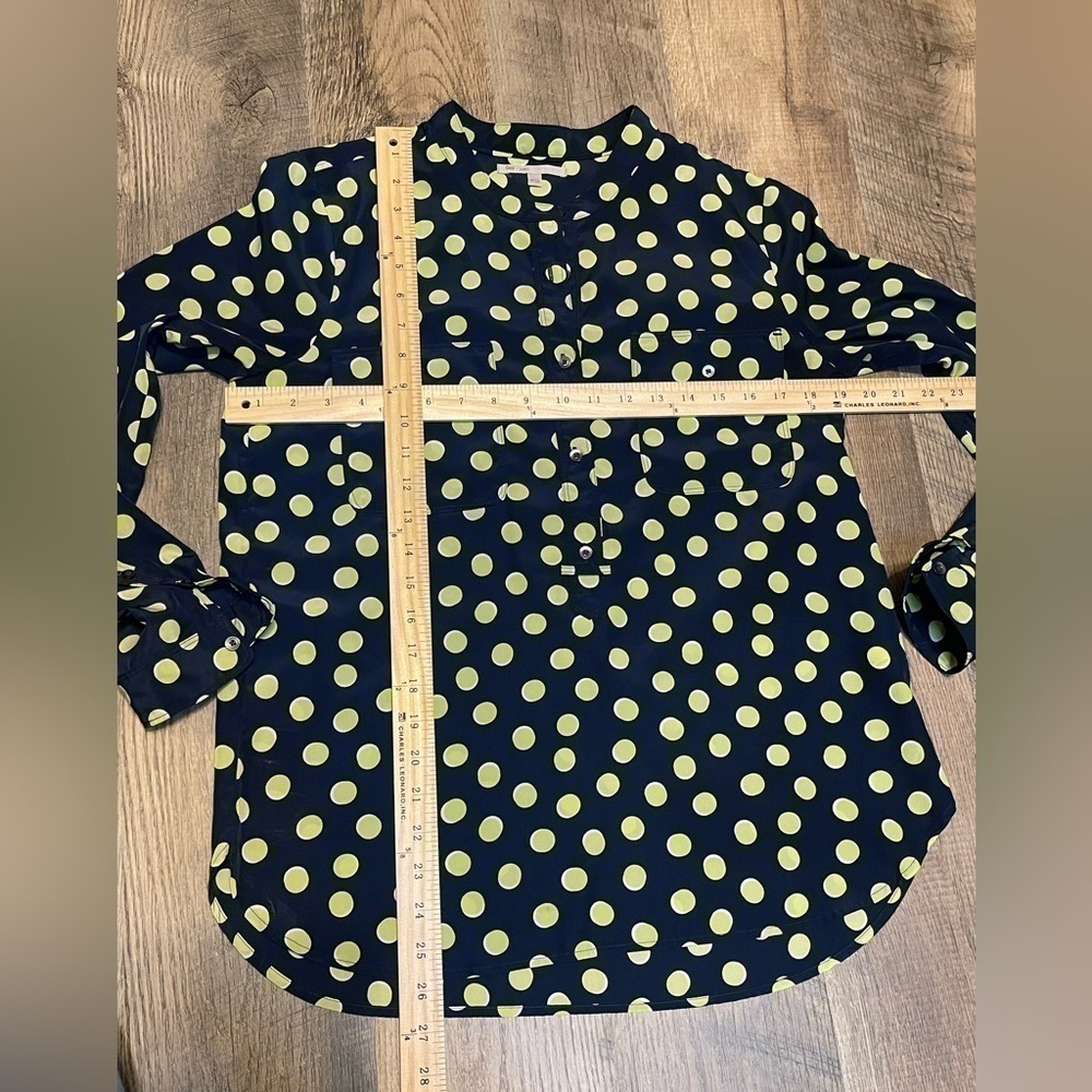 Gap Polka‎ Dot Blouse Women's Size S - Picture 4 of 10